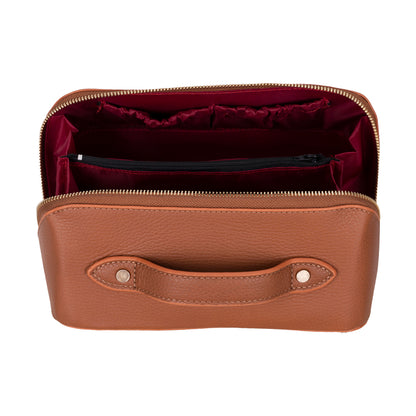 Ella Leather Make up Bag