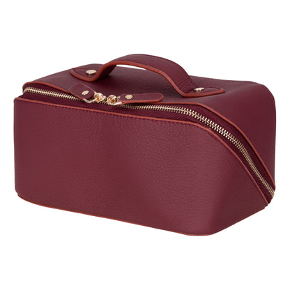 Ella Leather Make up Bag