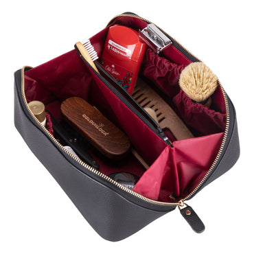 Soluno Leather Make up Bag