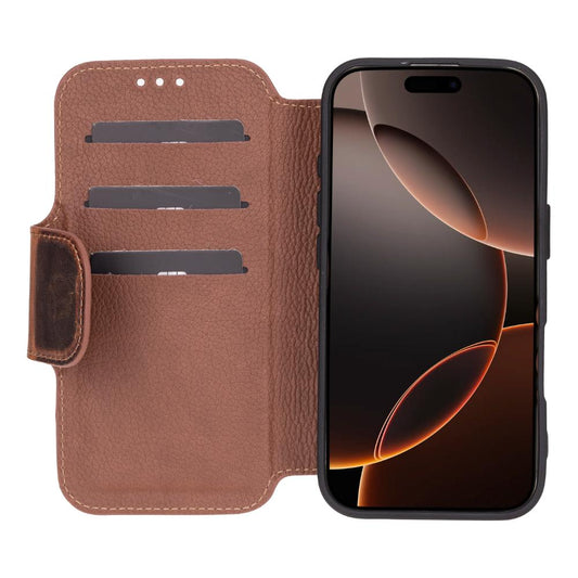 Infinix iPhone 16 Pro Leather Folio Case