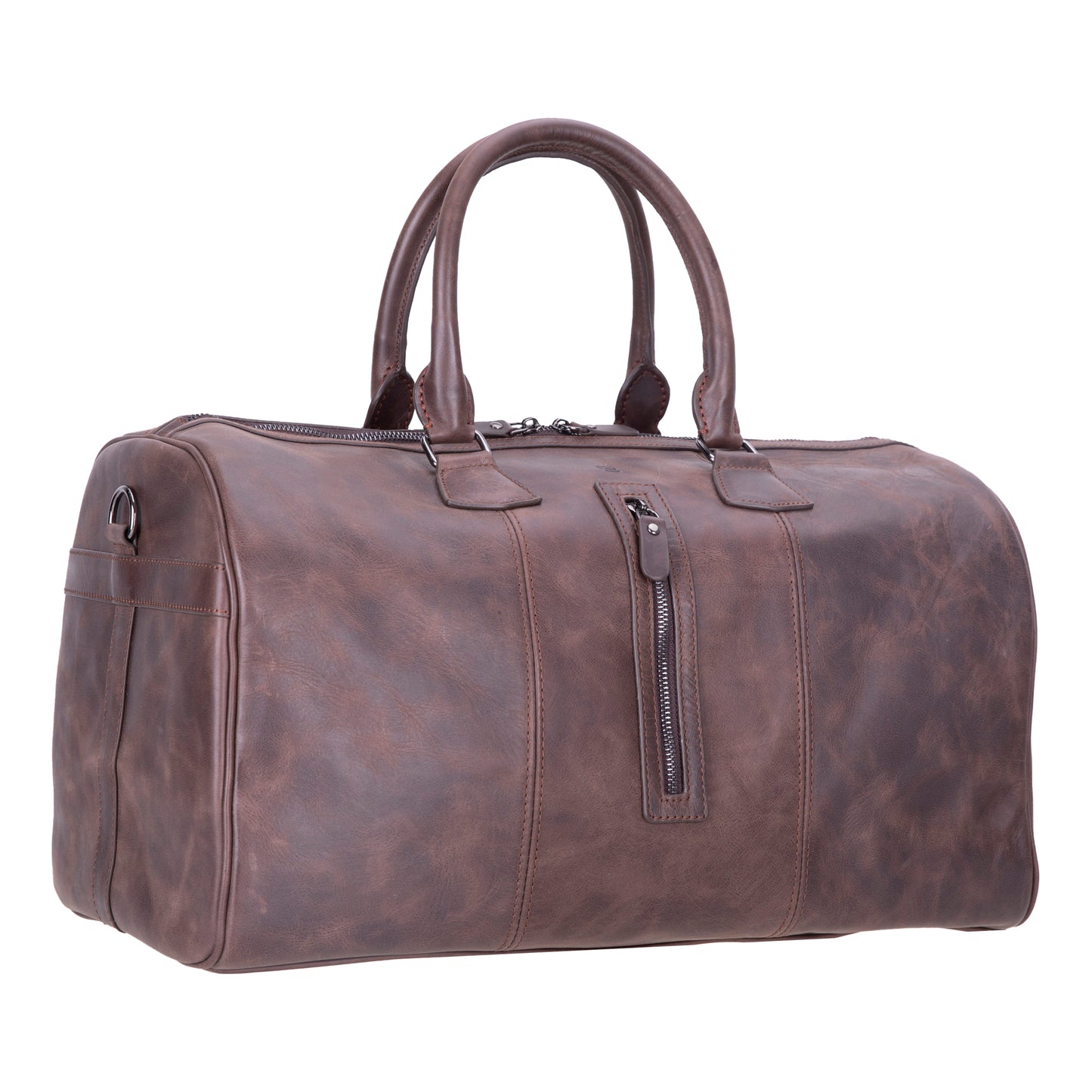 Crestiva Leather Weekend Duffle Bag