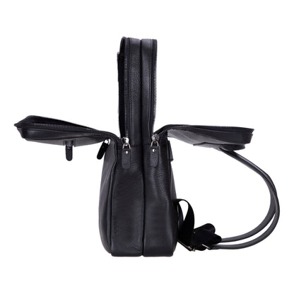 Hidden Castle Leather Backpack