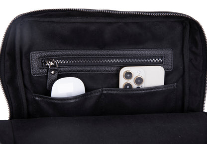 Hidden Castle Leather Backpack