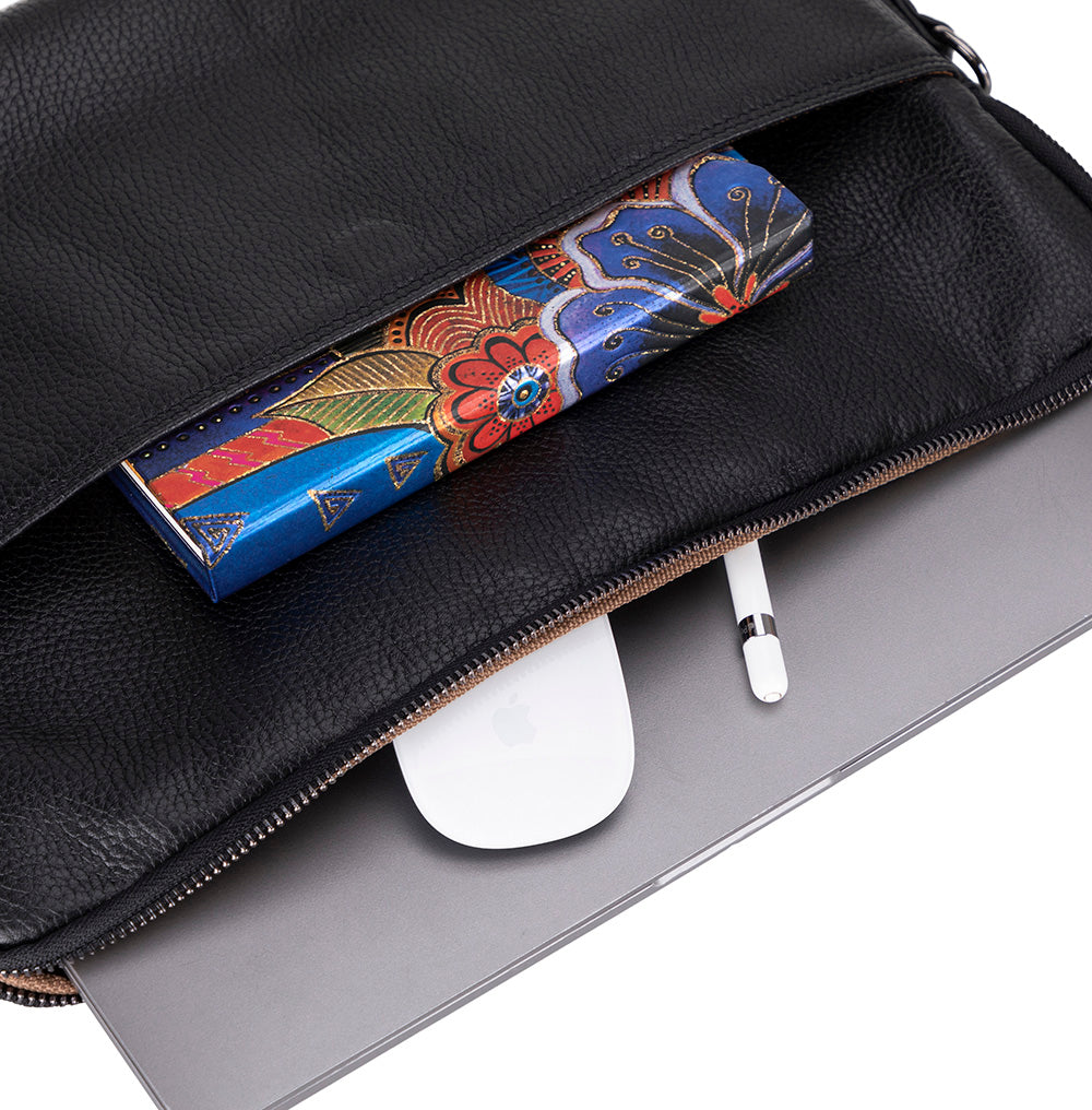 Leeds Slim Leather Laptop / Tablet Sleeve