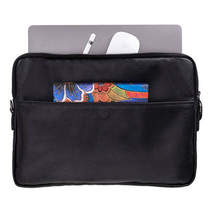Leeds Slim Leather Laptop / Tablet Sleeve
