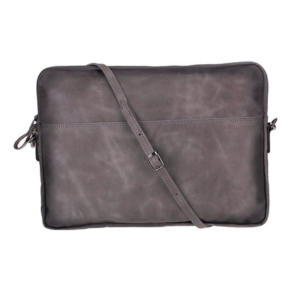 Leeds Slim Leather Laptop / Tablet Sleeve