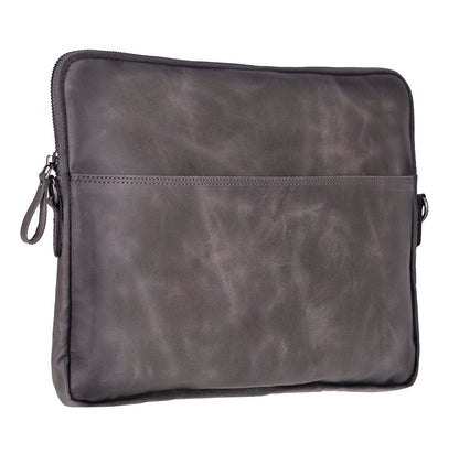 Leeds Slim Leather Laptop / Tablet Sleeve