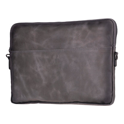 Leeds Slim Leather Laptop / Tablet Sleeve