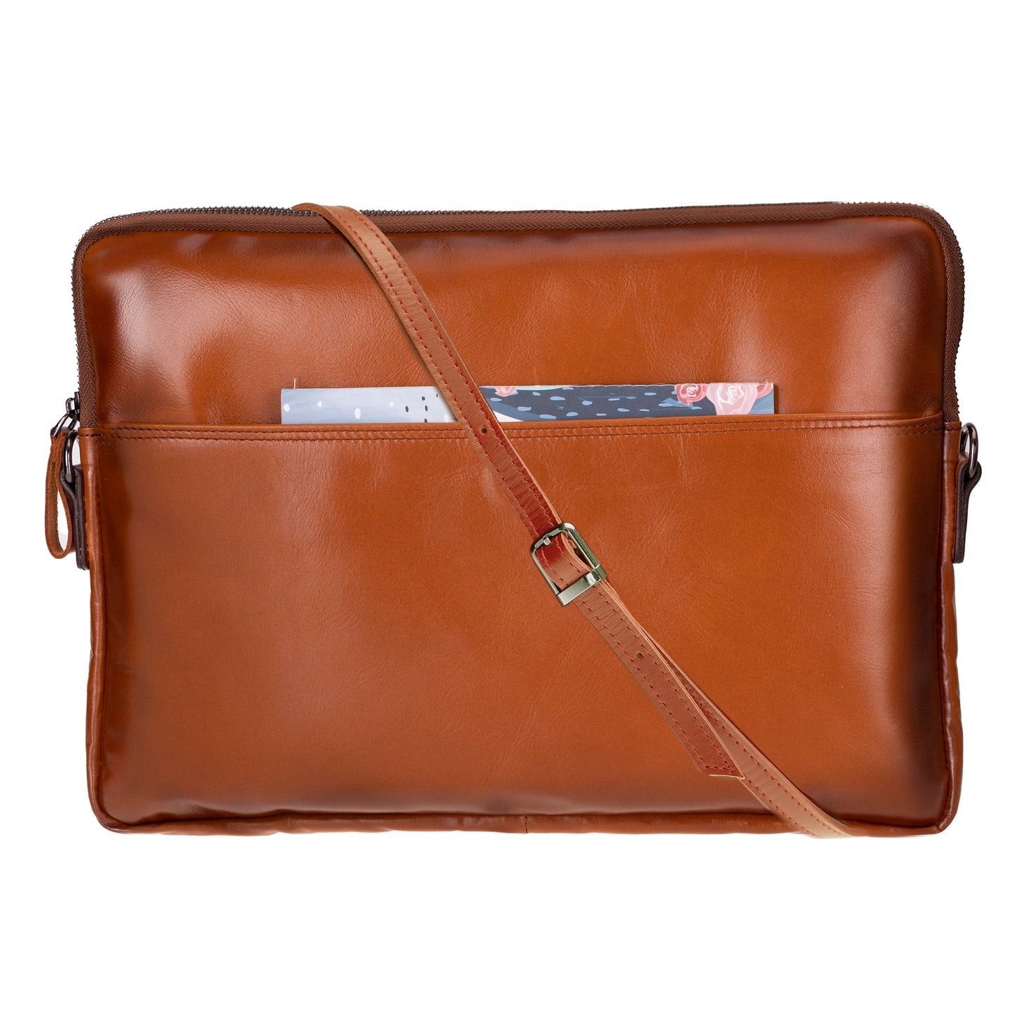 Leeds Slim Leather Laptop / Tablet Sleeve