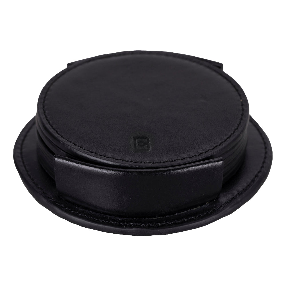 Lavion Leather Cup Coaster Set