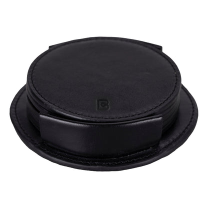 Lavion Leather Cup Coaster Set