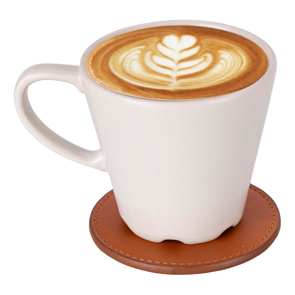Lavion Leather Cup Coaster Set