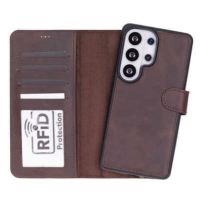 Magic Samsung Galaxy S26 Ultra Detachable Leather Wallet Case