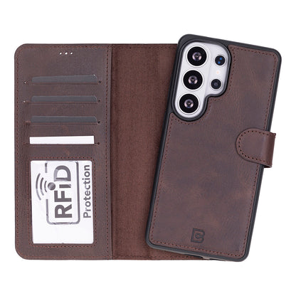 Magic Samsung Galaxy S26 Ultra Leather Detachable Wallet Case