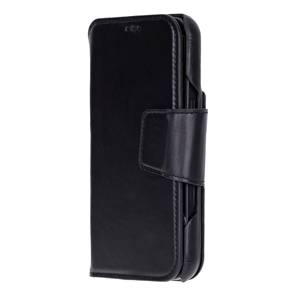 Elite Magic iPhone 17 Pro Leather Detachable Wallet Case