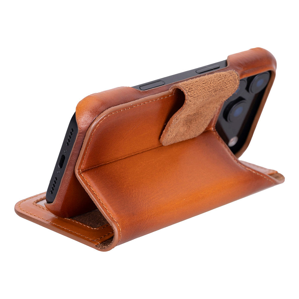 Elite Magic iPhone 17 Pro Detachable Leather Wallet Case