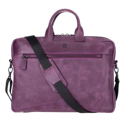 Apollo Leather Business Briefcase / Laptop Case 16"