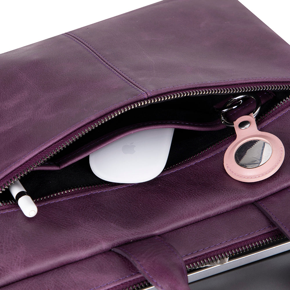 Apollo Leather Business Briefcase / Laptop Case 16"