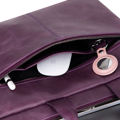 Apollo Leather Business Briefcase / Laptop Case 16"