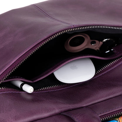 Apollo Leather Business Briefcase / Laptop Case 16"