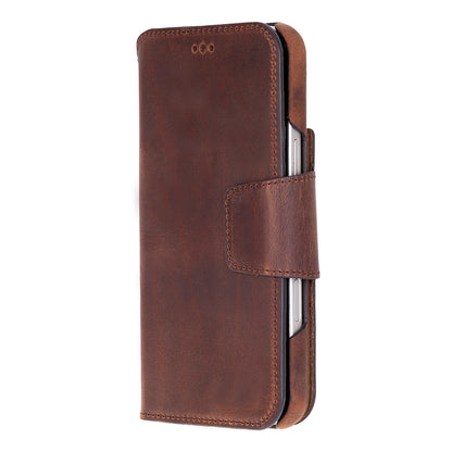 Elite Magic iPhone 17 Pro Leather Detachable Wallet Case