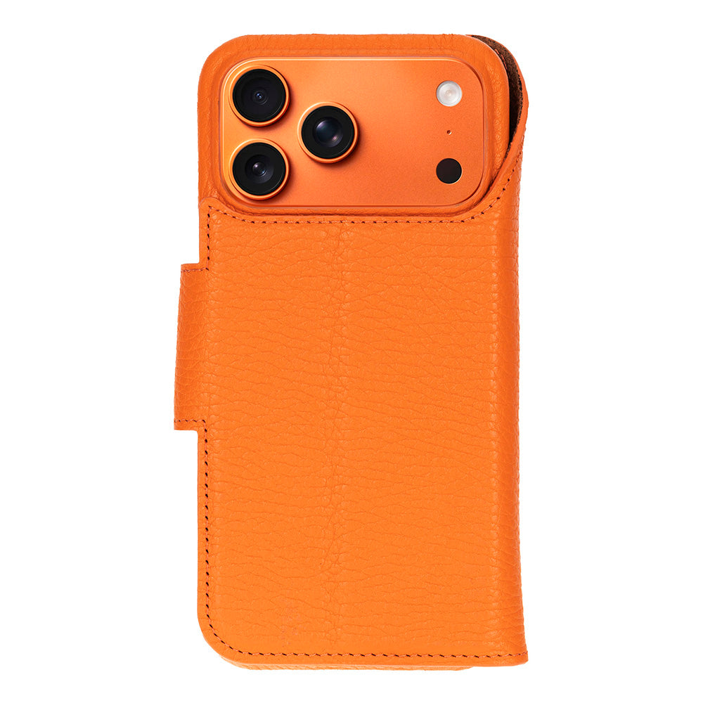 Elite Magic iPhone 17 Pro Leather Detachable Wallet Case
