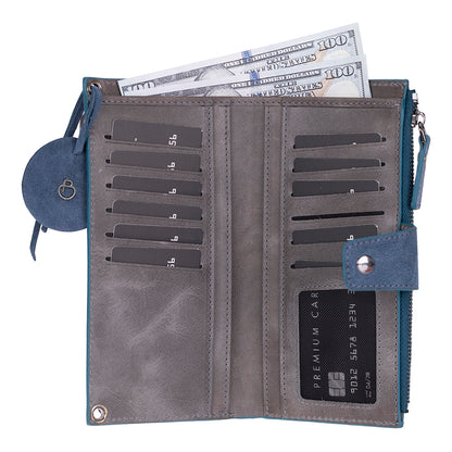 Iris Lozan Genuine Leather Crossbody Phone Wallet Bag