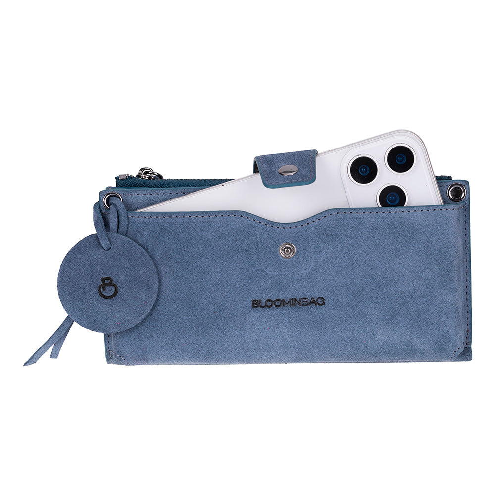Iris Lozan Genuine Leather Crossbody Phone Wallet Bag
