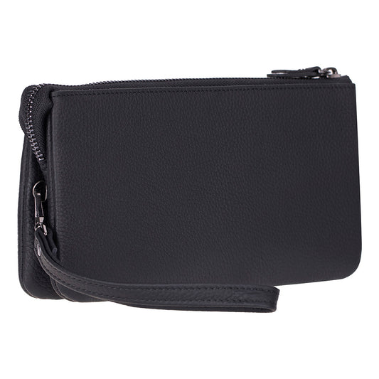 Majeste Leather Clutch Bag