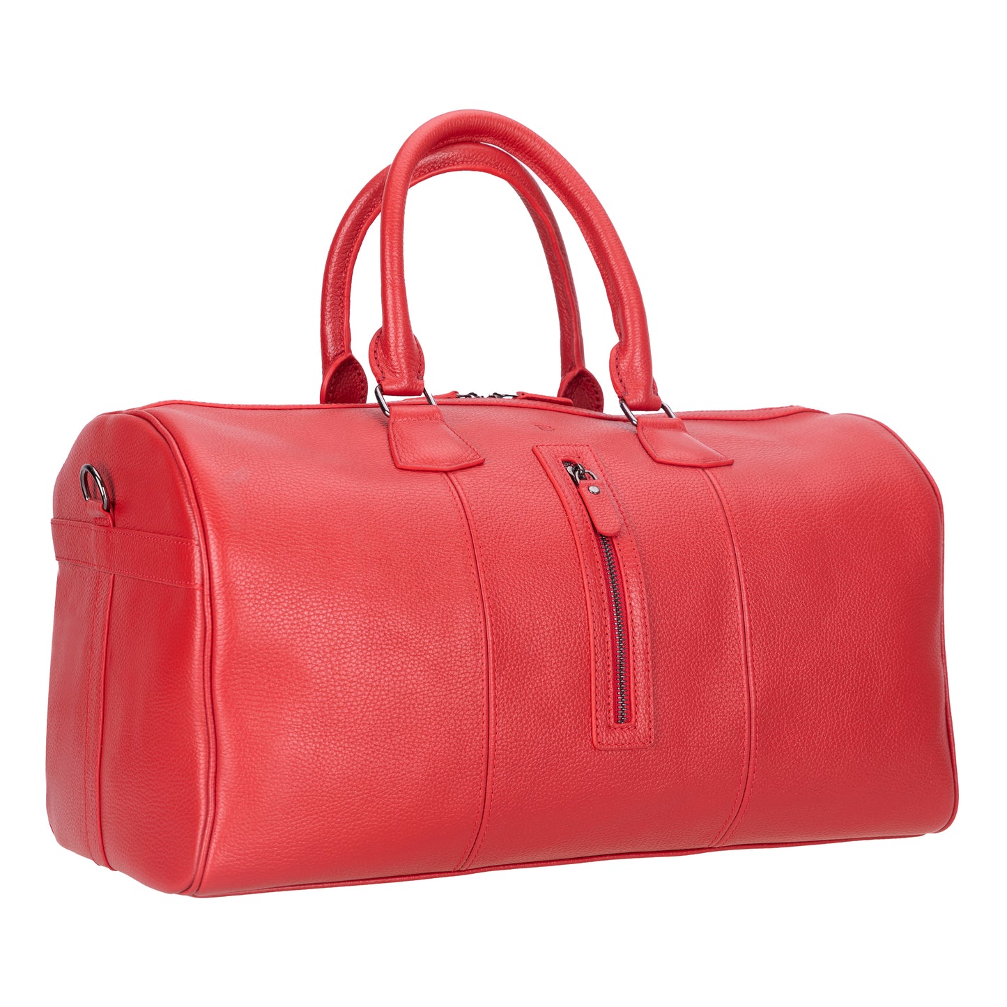 Crestiva Leather Weekend Duffle Bag