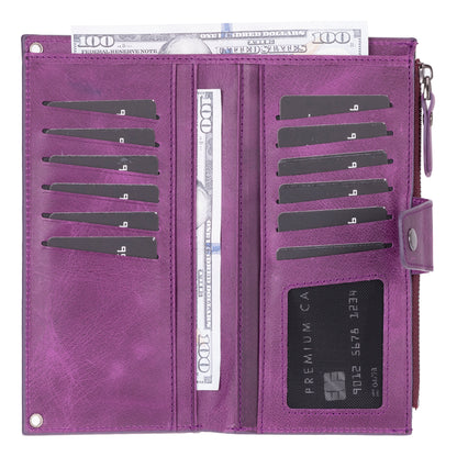 Lozan Strap Leather Crossbody Wallet