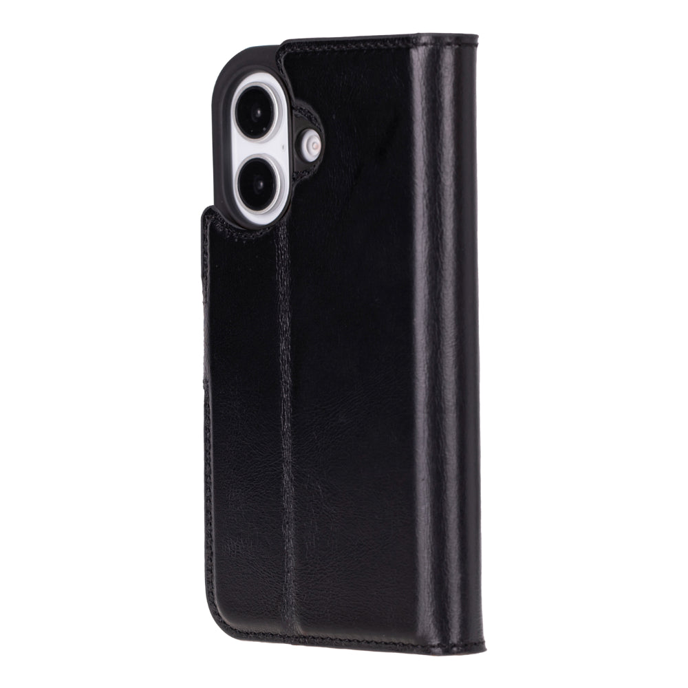 Magic iPhone 16 Detachable Leather Wallet Case