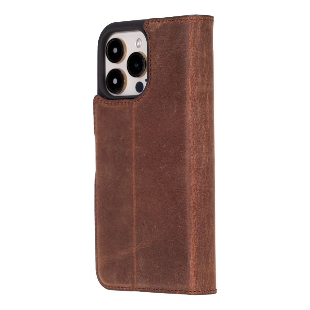 Magic iPhone 16 Pro Detachable Leather Wallet Case