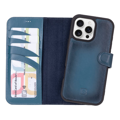 Magic iPhone 16 Pro Detachable Leather Wallet Case