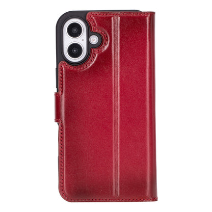 Magic iPhone 16 Detachable Leather Wallet Case