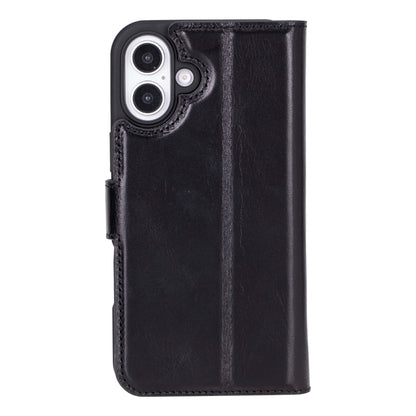 Magic iPhone 16 Detachable Leather Wallet Case