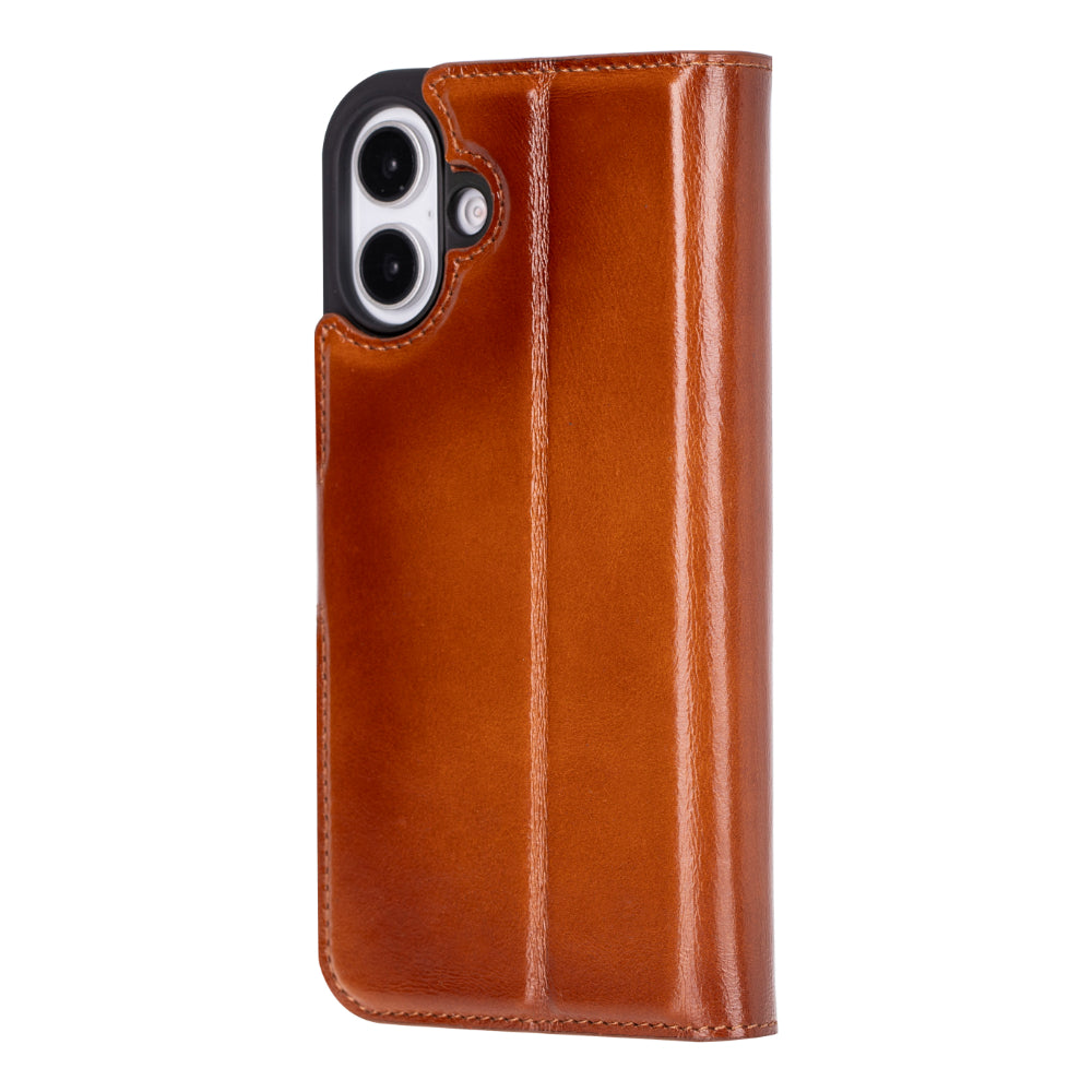 Magic iPhone 16 Detachable Leather Wallet Case