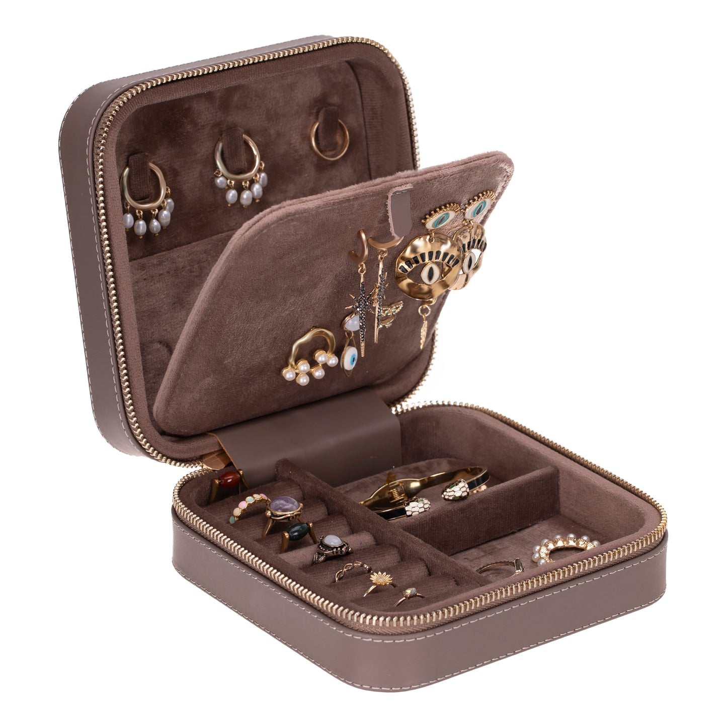 Perlyon Leather Jewelry Box