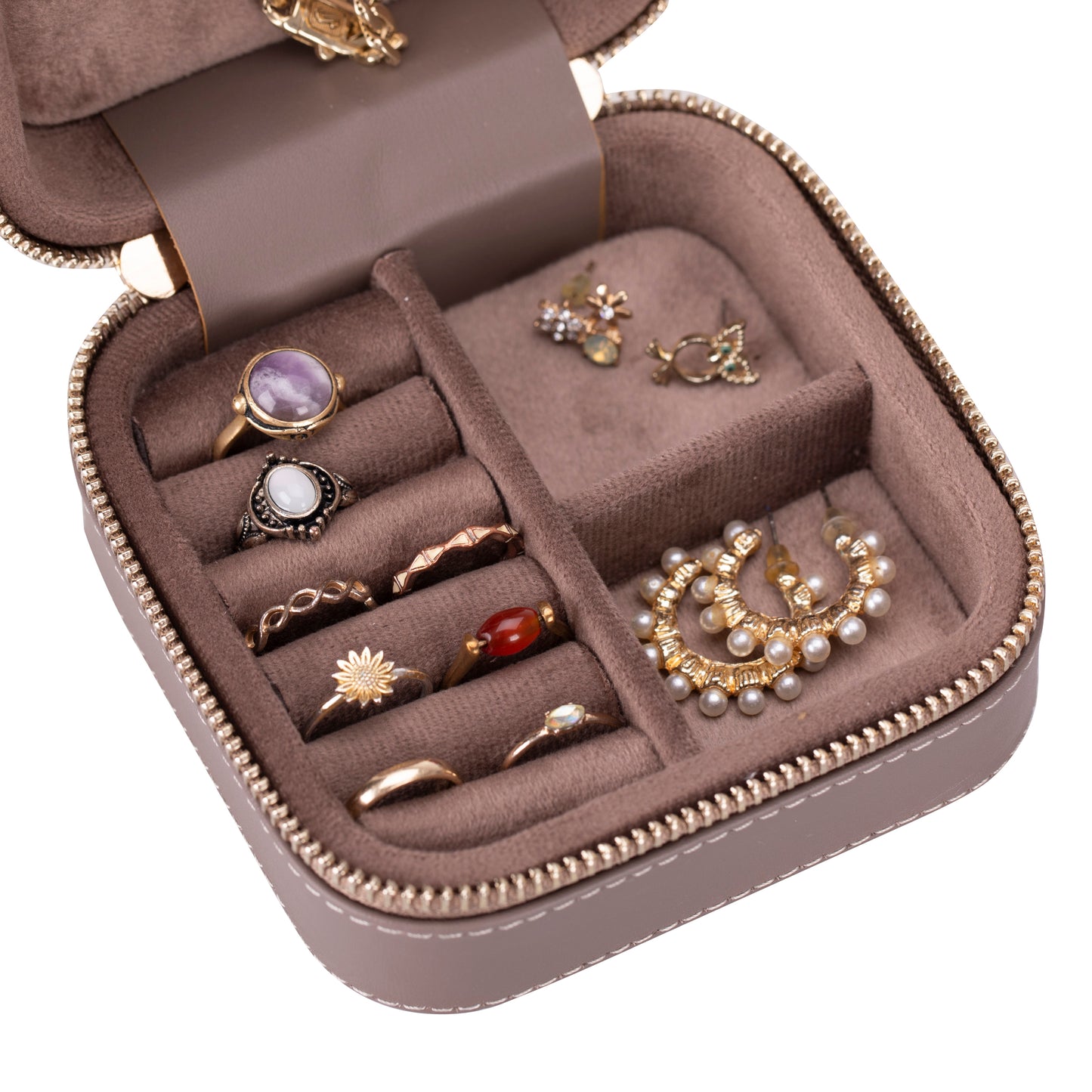 Perlyon Leather Jewelry Box