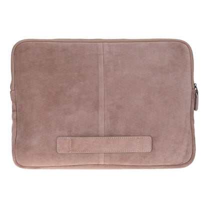 Mist Still Genuine Suede Leather 13-14 Inch MacBook & Laptop Sleeve