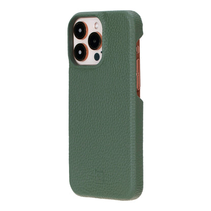 F360 iPhone 15 Series Full Genuine Leather Back Cover