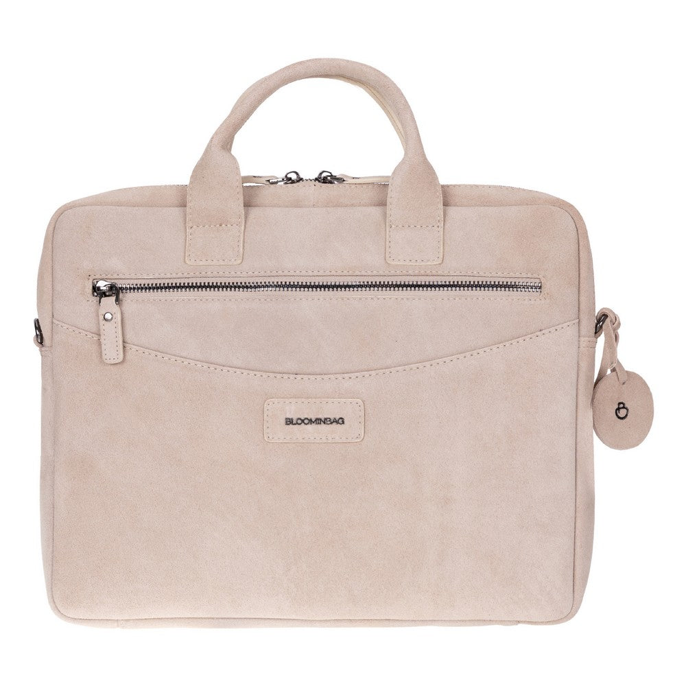 Mint Still Genuine Suede Leather 13-14 Inch MacBook & Laptop Bag