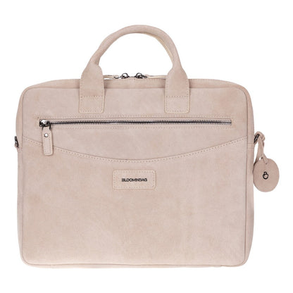 Mint Still Genuine Suede Leather 13-14 Inch MacBook & Laptop Bag