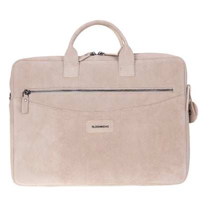 Mint Still Genuine Suede Leather 15-16 Inch MacBook & Laptop Bag