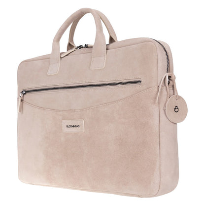 Mint Still Genuine Suede Leather 15-16 Inch MacBook & Laptop Bag