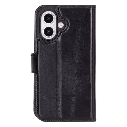 Magic iPhone 16 Detachable Leather Wallet Case