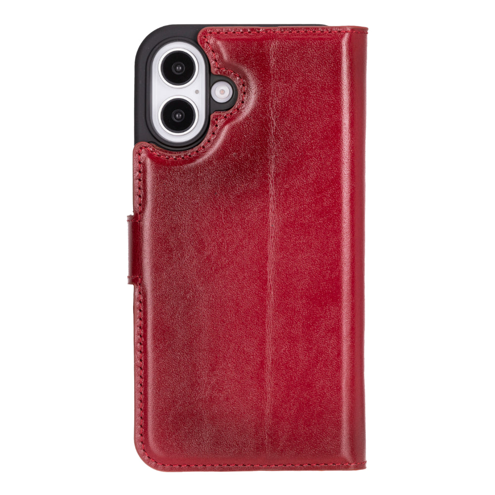 Magic iPhone 16 Detachable Leather Wallet Case