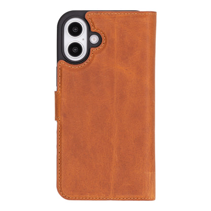 Magic iPhone 16 Detachable Leather Wallet Case