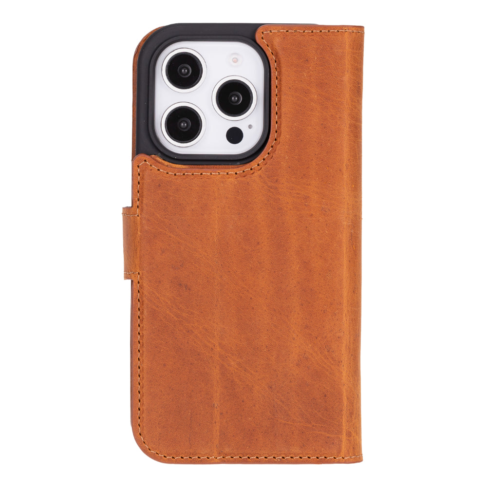 Magic iPhone 16 Pro Max Leather Detachable Wallet Case