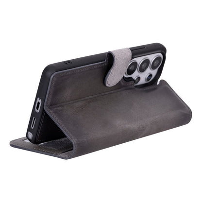 Magic Samsung Galaxy S26 Ultra Leather Detachable Wallet Case